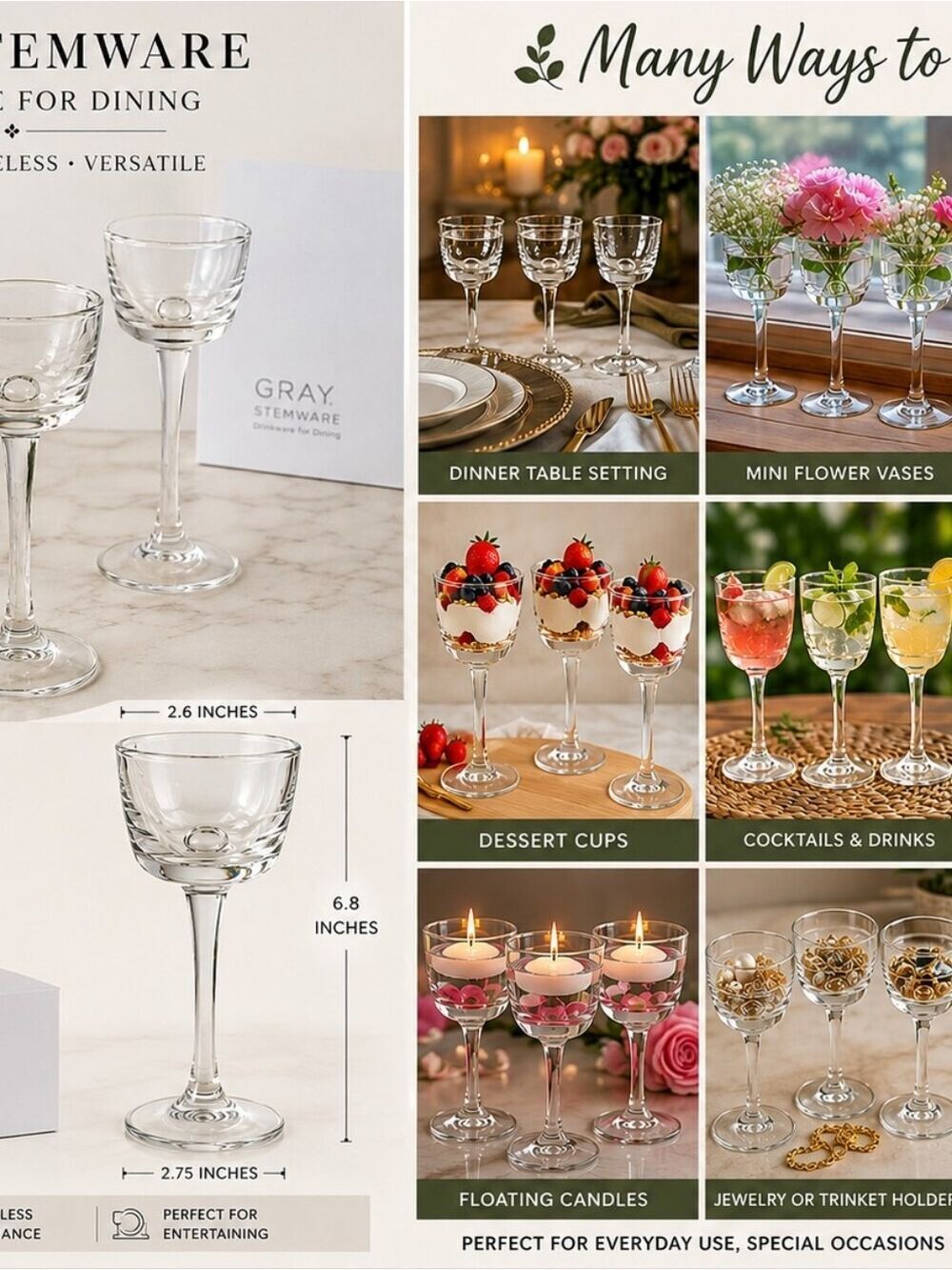 Stemware • Glassware • Goblets - Picture 5 of 7